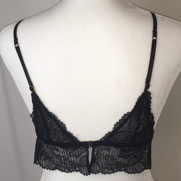 FREE People Black Lace Alyssa Underwire Bra - Picture 4 of 8